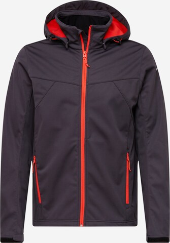 ICEPEAK Outdoorjas 'Biggs' in Zwart: voorkant