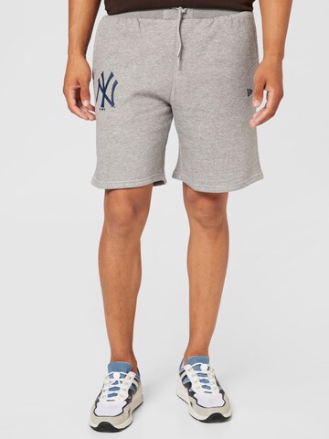NEW ERA Regular Pants 'Neyyan' in Grey: front