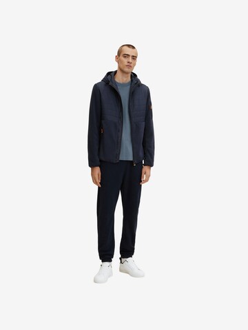 TOM TAILOR Fleecejacke in Blau