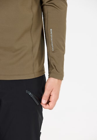 SOS Functioneel shirt 'Stratos' in Bruin