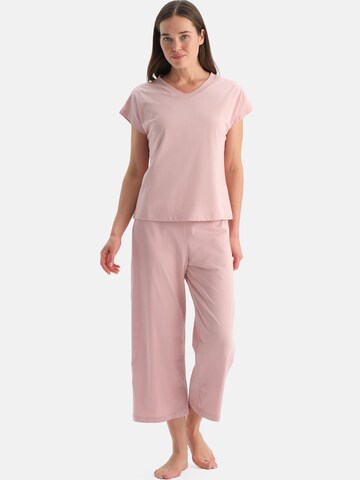 Pigiama di Dagi in rosa: frontale