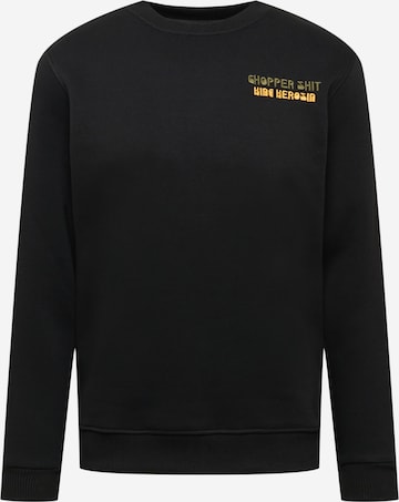 King Kerosin Sweatshirt in Black: front