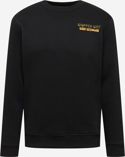 King Kerosin Sweatshirt in hellblau / goldgelb / oliv / rot / schwarz, Produktansicht