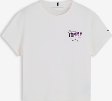 T-Shirt TOMMY HILFIGER en blanc : devant