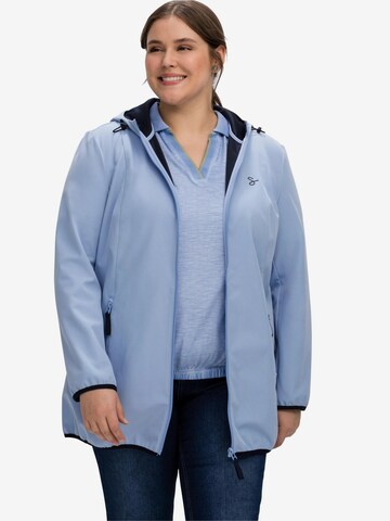 SHEEGO Outdoor Jacket in Blue: front