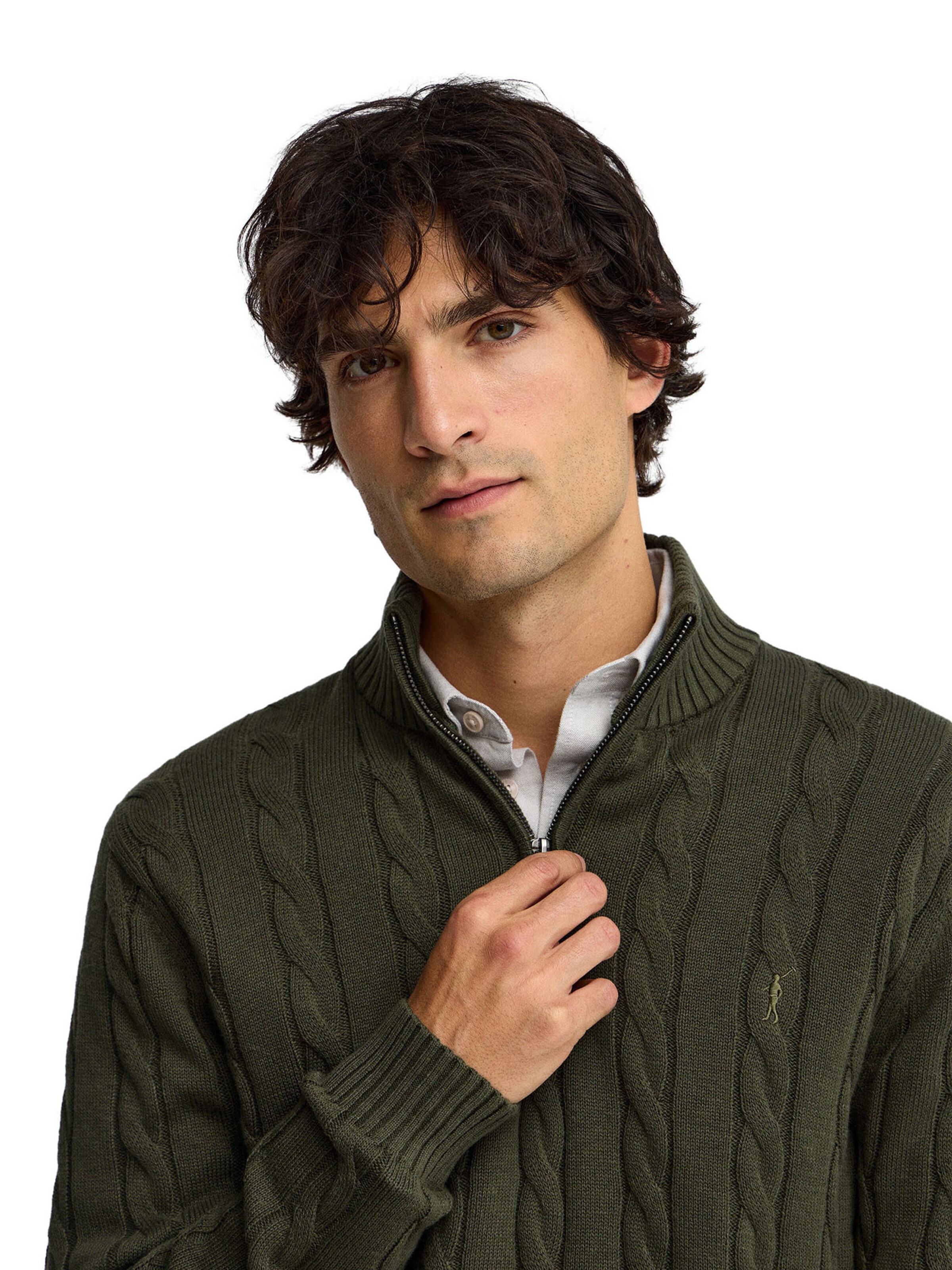 Polo Club Pullover ' RIGBY' in Grün