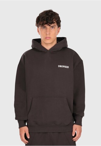 Dropsize Sweatshirt 'No Rules' in Zwart: voorkant