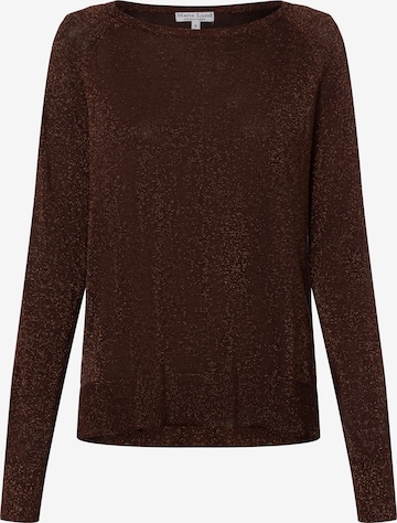 Marie Lund Trui in Bruin: voorkant