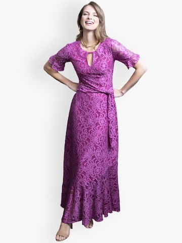 HotSquash Koktejlové šaty – fialová