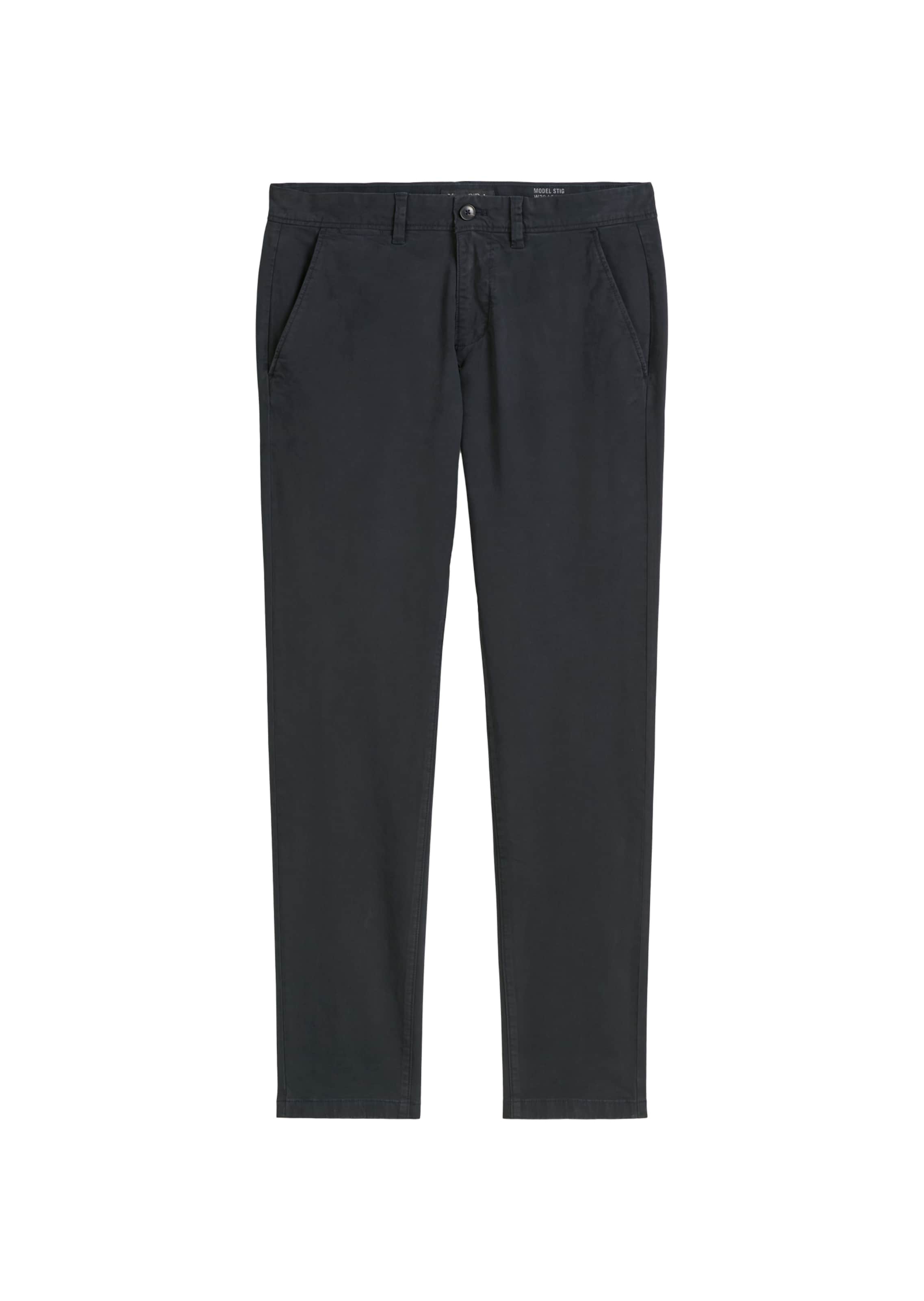 Marc O'Polo Chino trousers ' Stig ' in Blue: front
