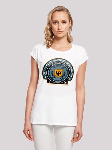 F4NT4STIC Shirt 'Batman Gotham Police Dept' in Wit: voorkant