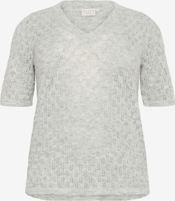 KAFFE CURVE Свитер 'Loura' в Серый: спереди