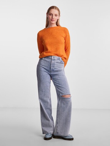PIECES Sweater 'Juliana' in Orange