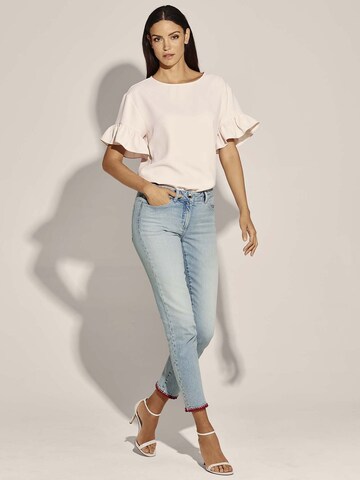 MADELEINE Slimfit Jeans in Blauw