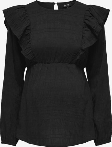 Only Maternity Blouse in Zwart: voorkant