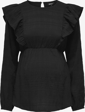 Only Maternity Blouse in Zwart: voorkant