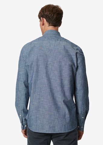 Marc O'Polo Slim fit Overhemd in Blauw