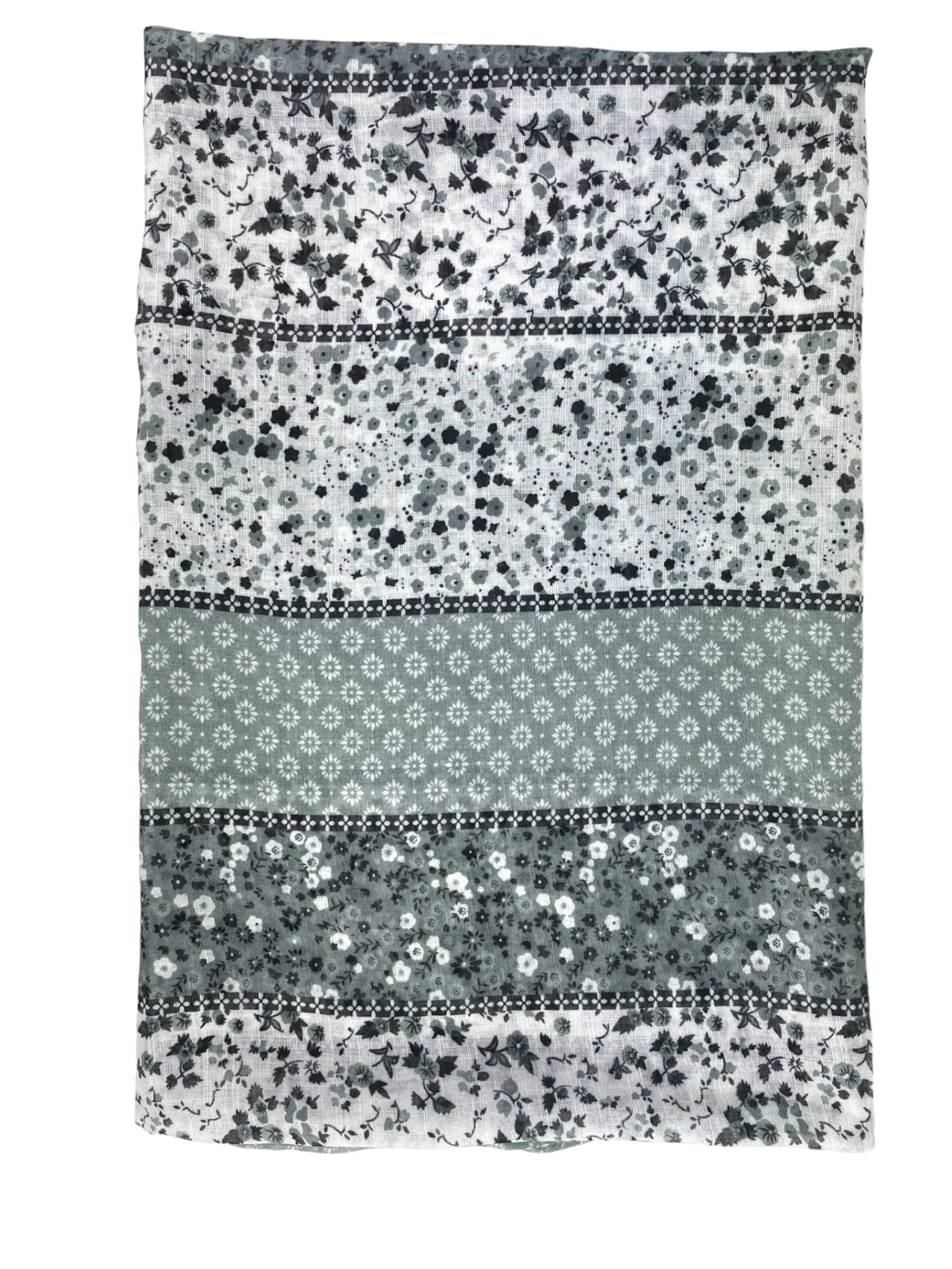 Kumixi Tube Scarf 'Streublümchen' in Grey: front