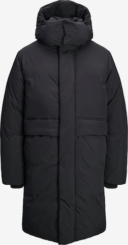 JACK & JONES Zimski plašč 'JPRCCBolton' | črna barva: sprednja stran
