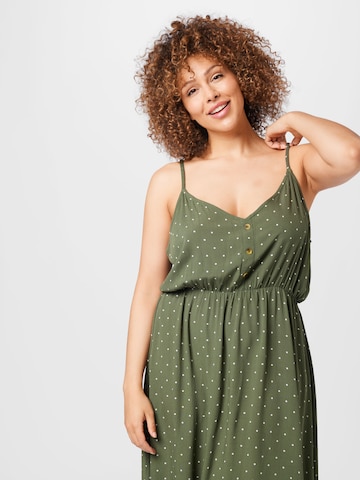 ABOUT YOU Curvy Dress 'Jasmin' in Green