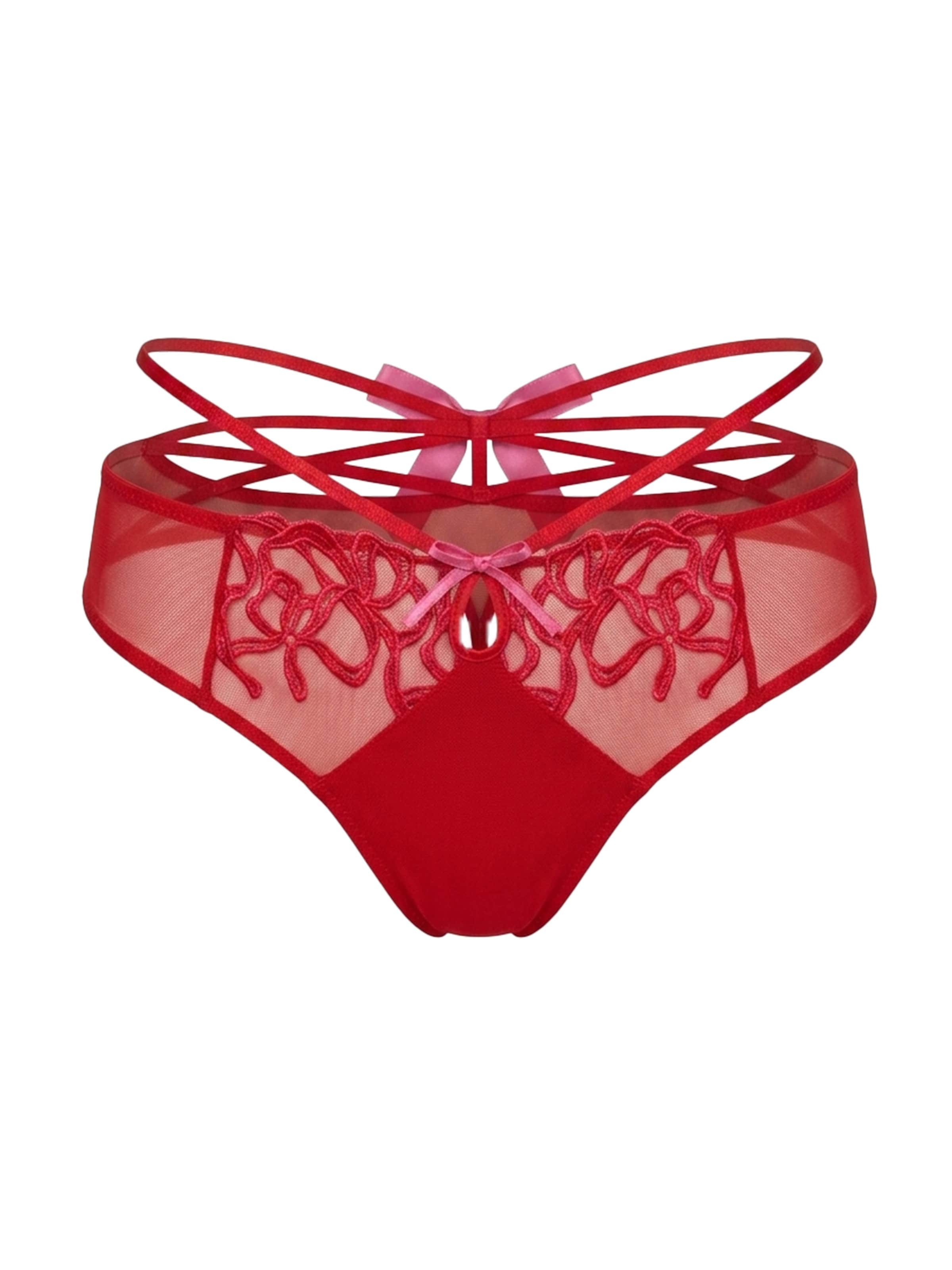 SugarShape - Tanga 'CHÉRIE CHÉRIE' en rojo: frente