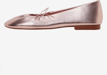 MANGO Ballet Flats 'ozark' in Pink: front