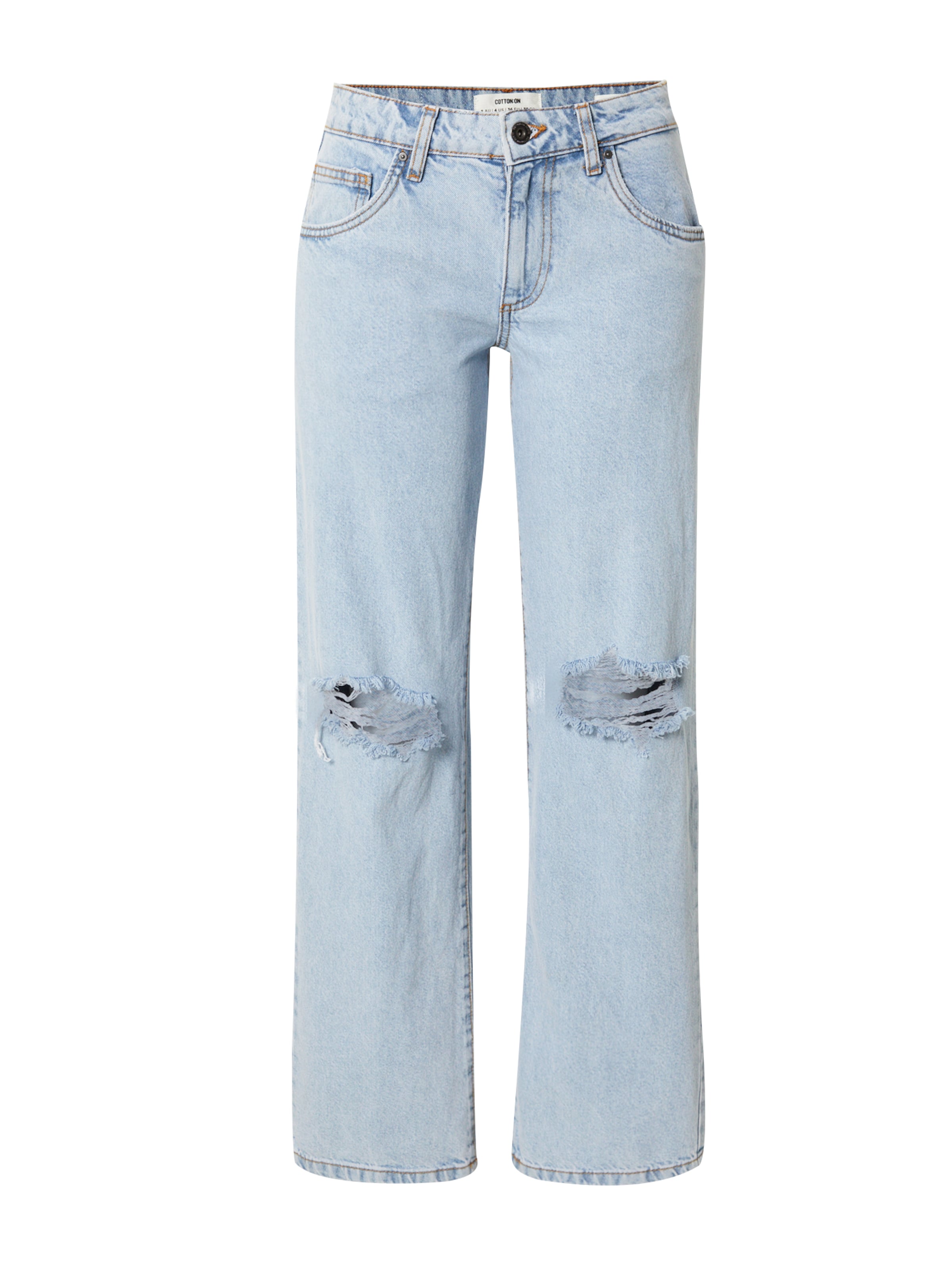 Cotton On Štandardný strih Džínsy - Modrá: predná strana