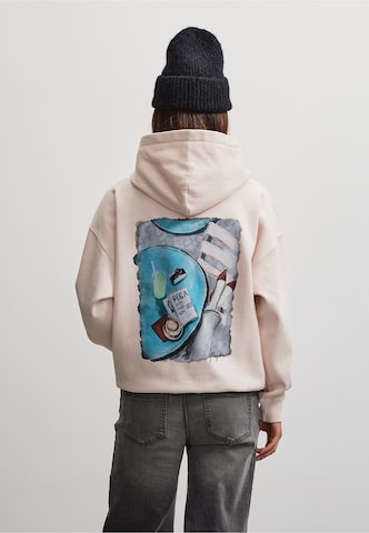 Sweat-shirt 'Trani' Pegador en rose : devant