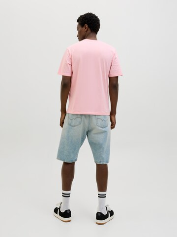 JACK & JONES Bluser & t-shirts 'JORSkull Coast' i pink