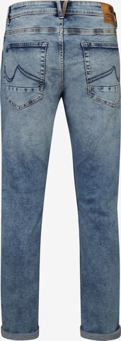Petrol Industries Tapered Jeans 'Ransom' in Blauw