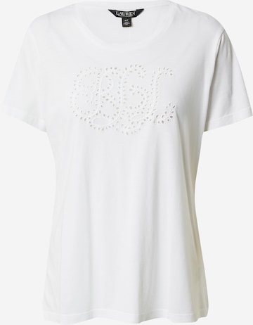Lauren Ralph Lauren T-Shirt 'KATLIN' in Weiß: predná strana