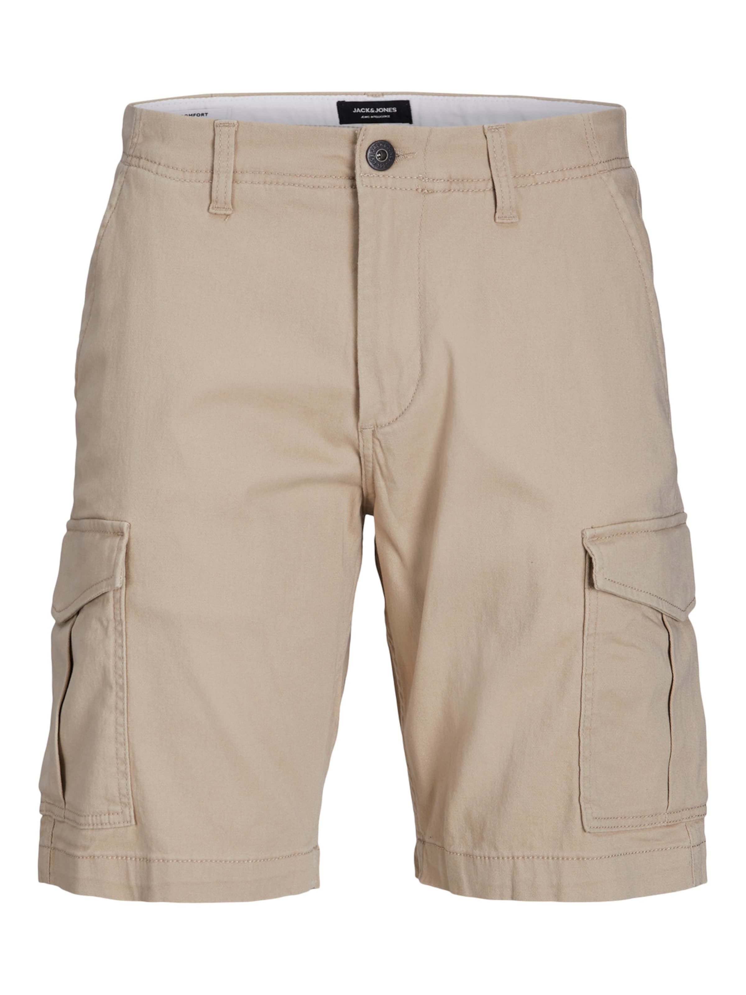 JACK & JONES Брюки-карго 'JJJoe' в Бежевый: спереди