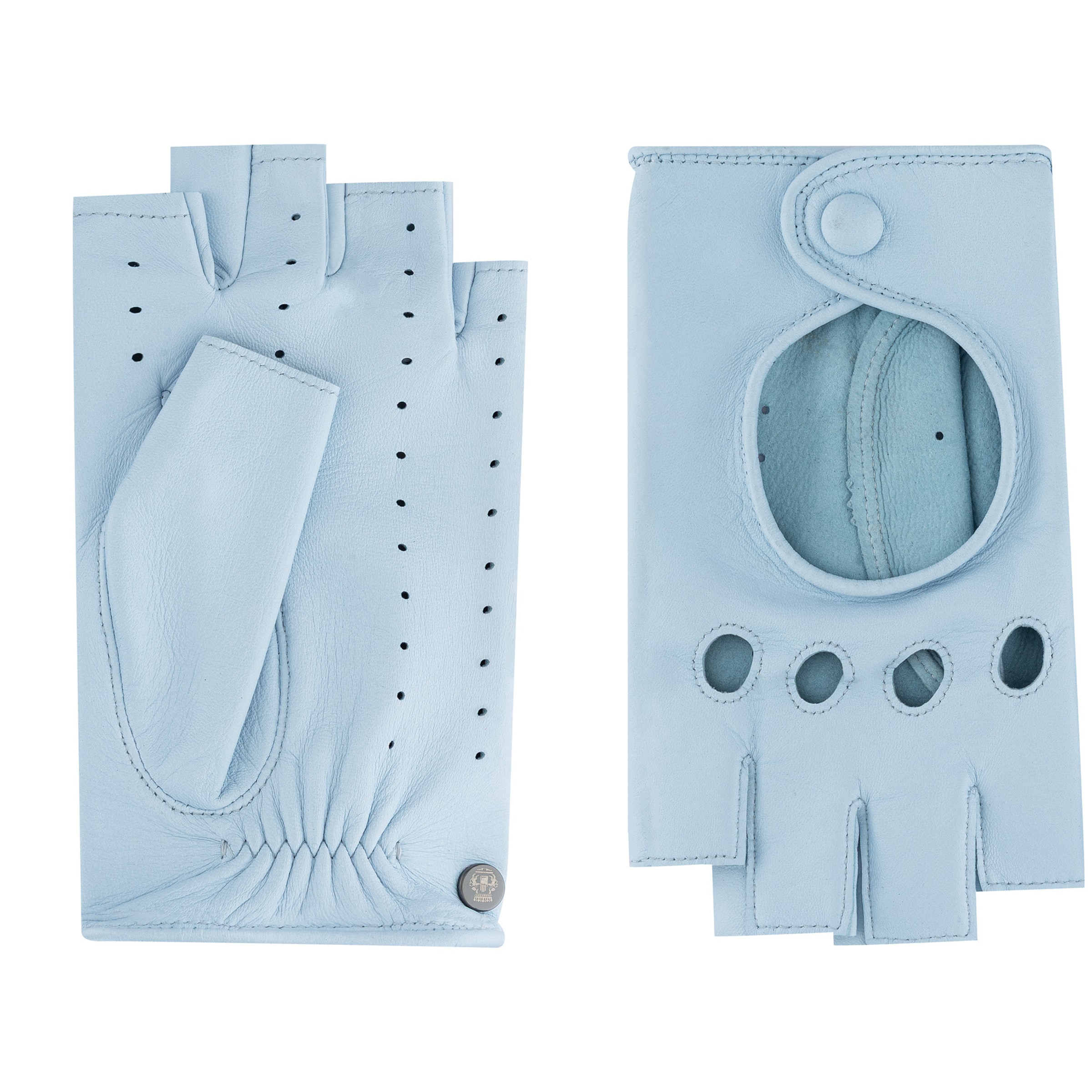 Roeckl Short finger gloves ' FLORENZ AUTOFAHRER ' in Blue: front