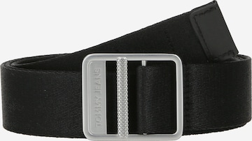 Ceinture Tommy Jeans en noir : devant