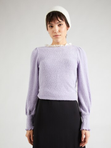 Springfield Sweater in Purple: front