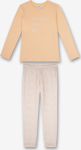 SANETTA - Pijama en naranja: frente