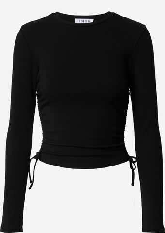 EDITED Shirt 'Zilly' in Black: front
