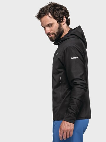 Schöffel Funktionele fleece-jas 'Blaueis' in Zwart