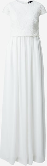 Rochie de seară STAR NIGHT pe alb lână, Vizualizare produs