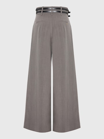 Funky Buddha Широка кройка Панталон с набор в сиво