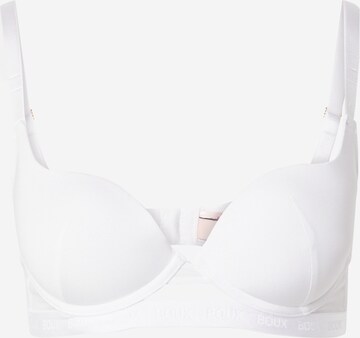 T-shirt Reggiseno 'KYRA' di Boux Avenue in bianco: frontale