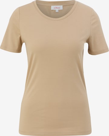 s.Oliver T-shirt i beige: framsida