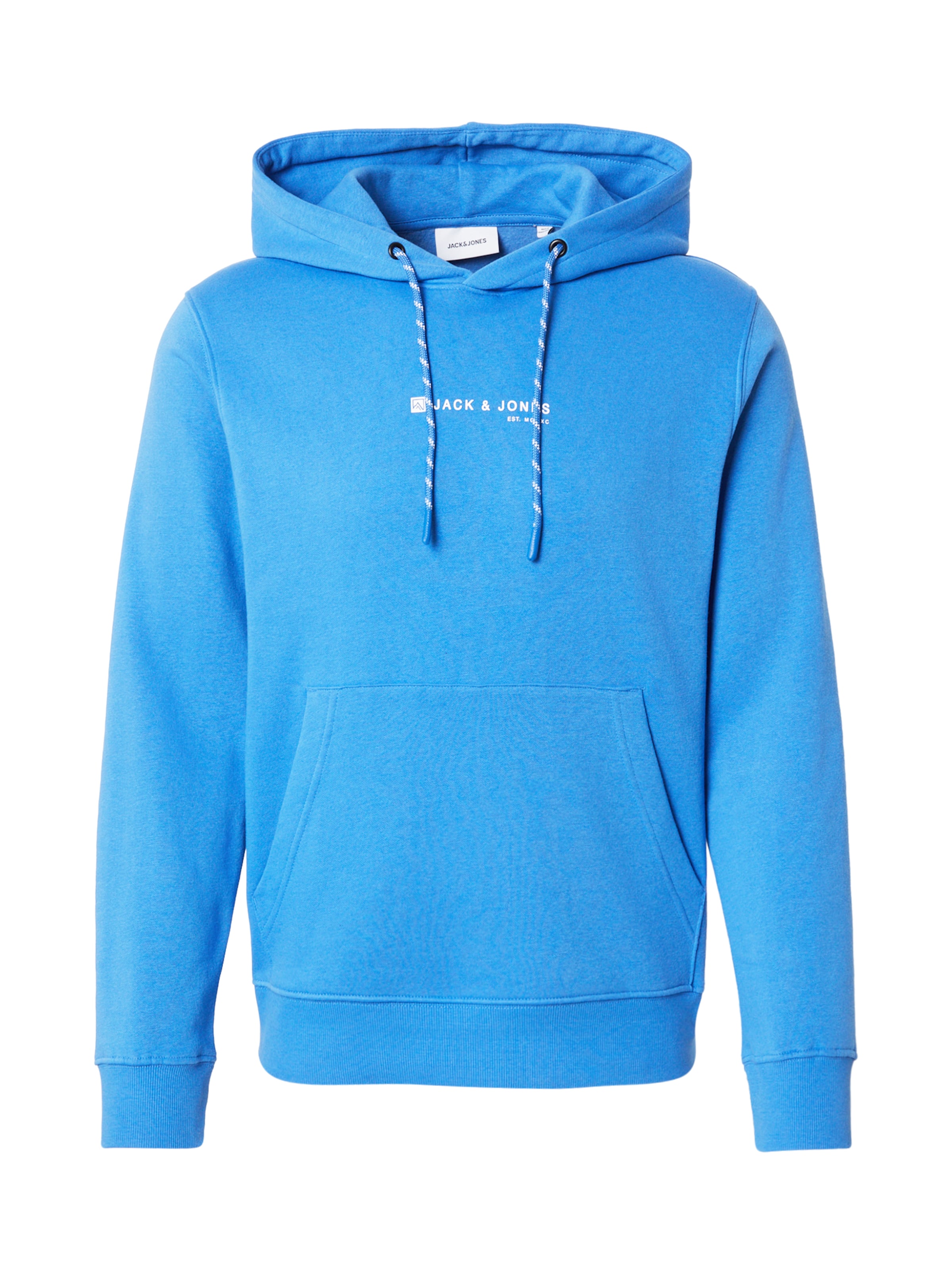 JACK & JONES Mikina 'JJSKI' - Modrá: predná strana