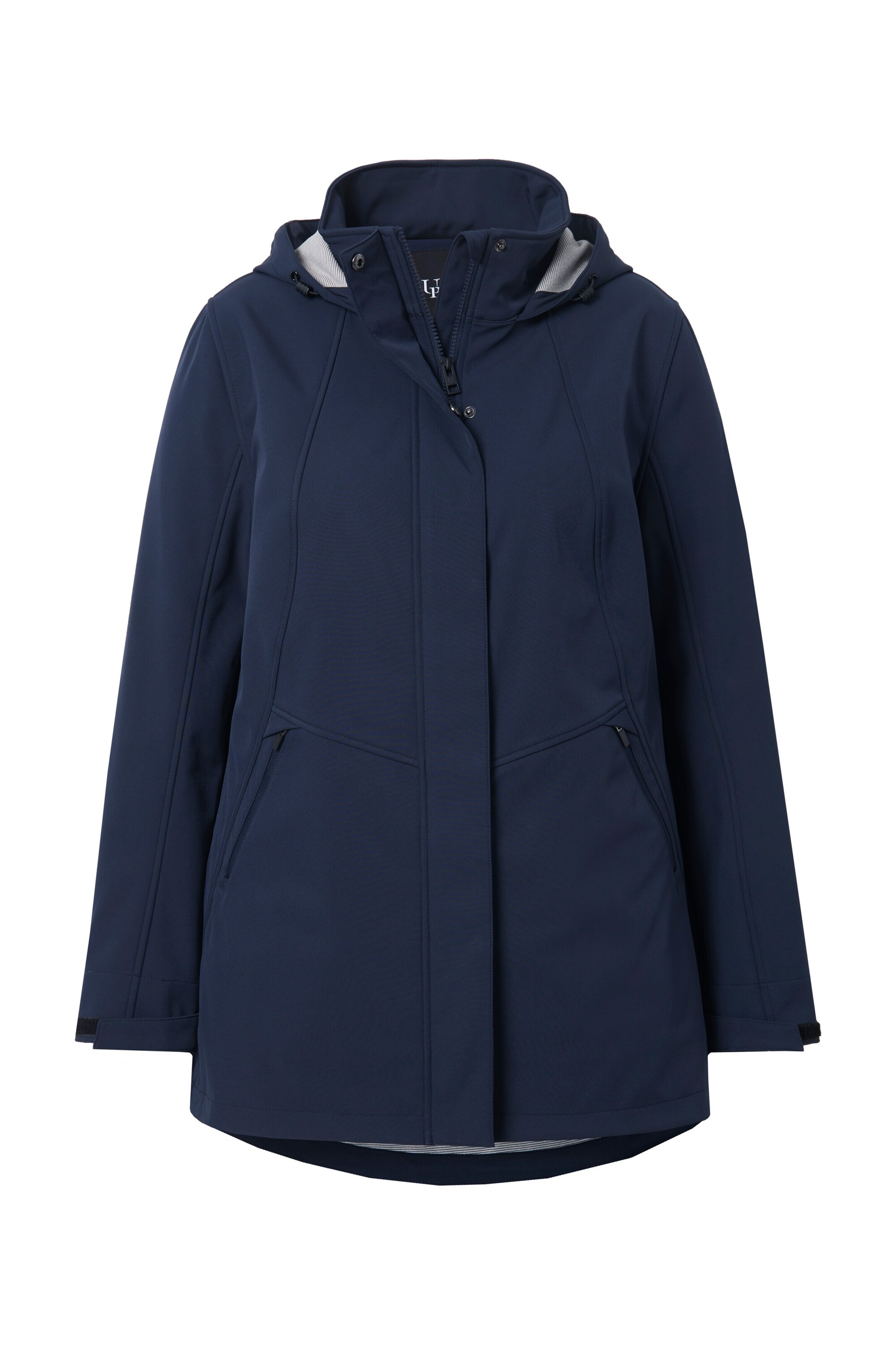 Ulla Popken Functionele jas in Blauw: voorkant