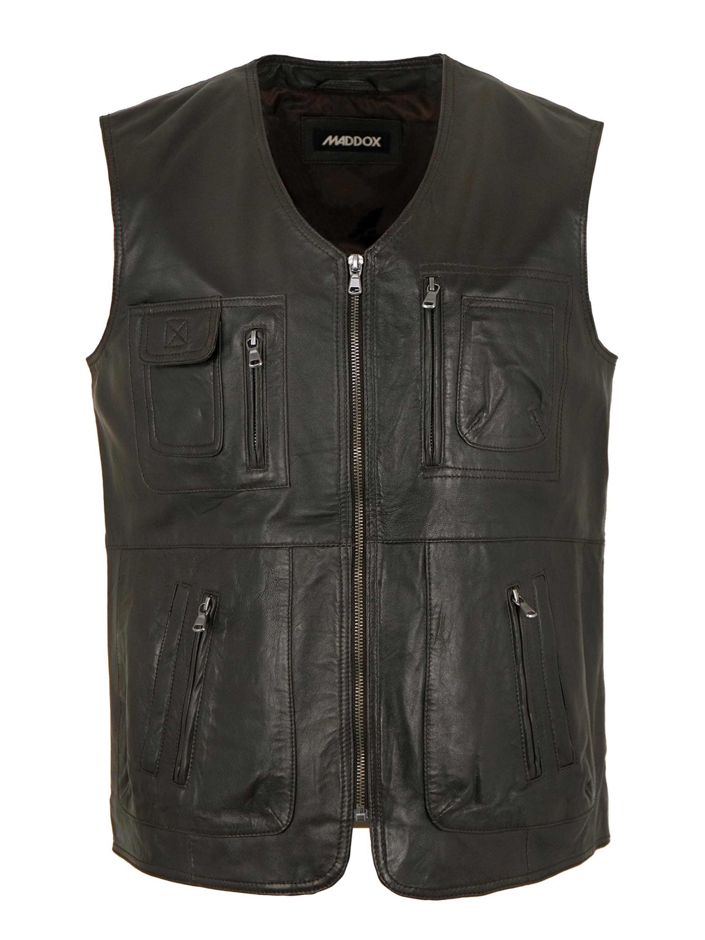 MADDOX Vest 'Gero' in Brown: front