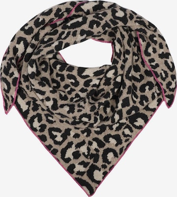 Foulard Zwillingsherz en beige : devant