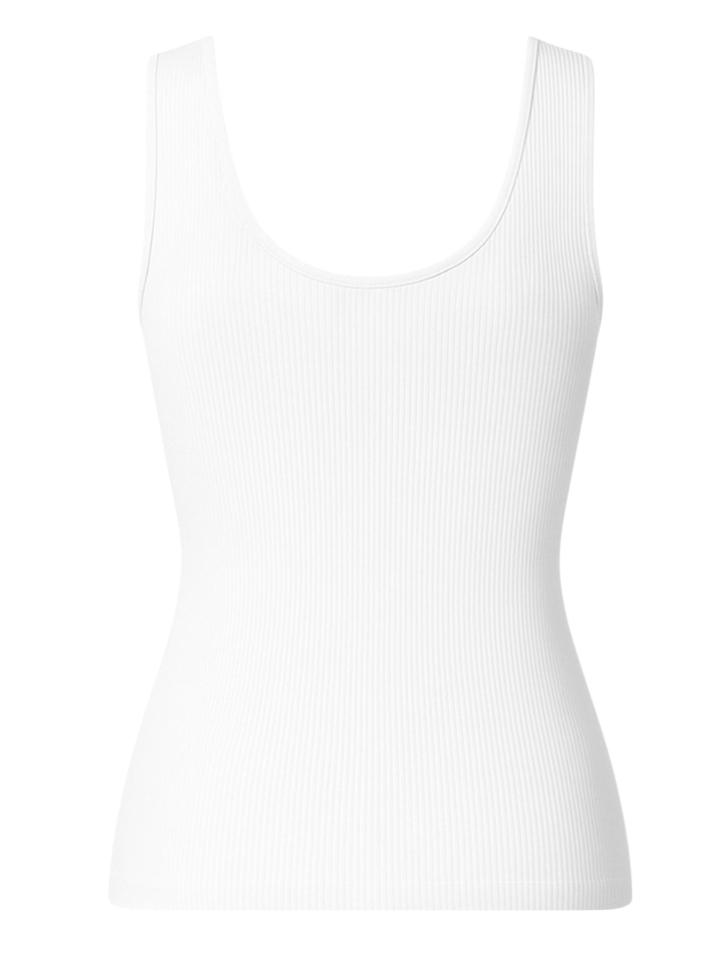 fashionshowcase Overdel 'VIVA RIB' i hvid