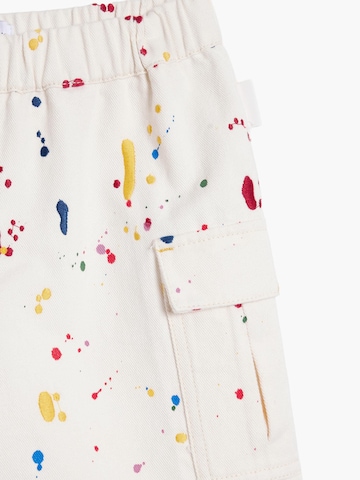 Desigual Обычный Штаны 'Splash' в Белый