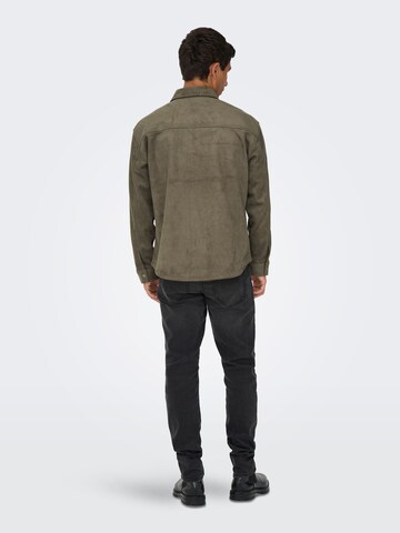 Veste mi-saison 'RAVI' Only & Sons en marron