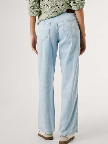Pepe Jeans Loosefit Bandplooi jeans in Blauw